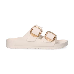 Birkenstock ciabatta Arizona Big Buckle Eva bianca